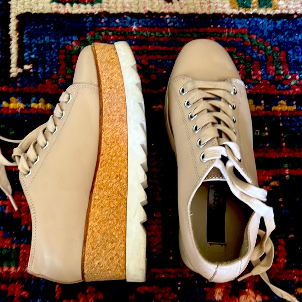 Leather platform sneakers - Steve Madden